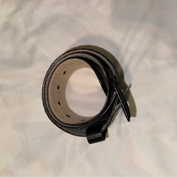 BANANA REPUBLIC LEATHER WOVEN WIDE BELT SIZE XS - Picture 4 of 11